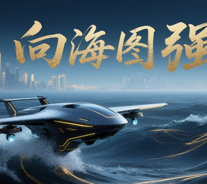 天行智能水翼无人机，向海图强
